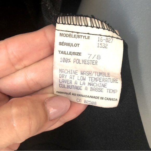 M Collection Vintage Black Fitted Blazer size 7/8 - Picture 5 of 6